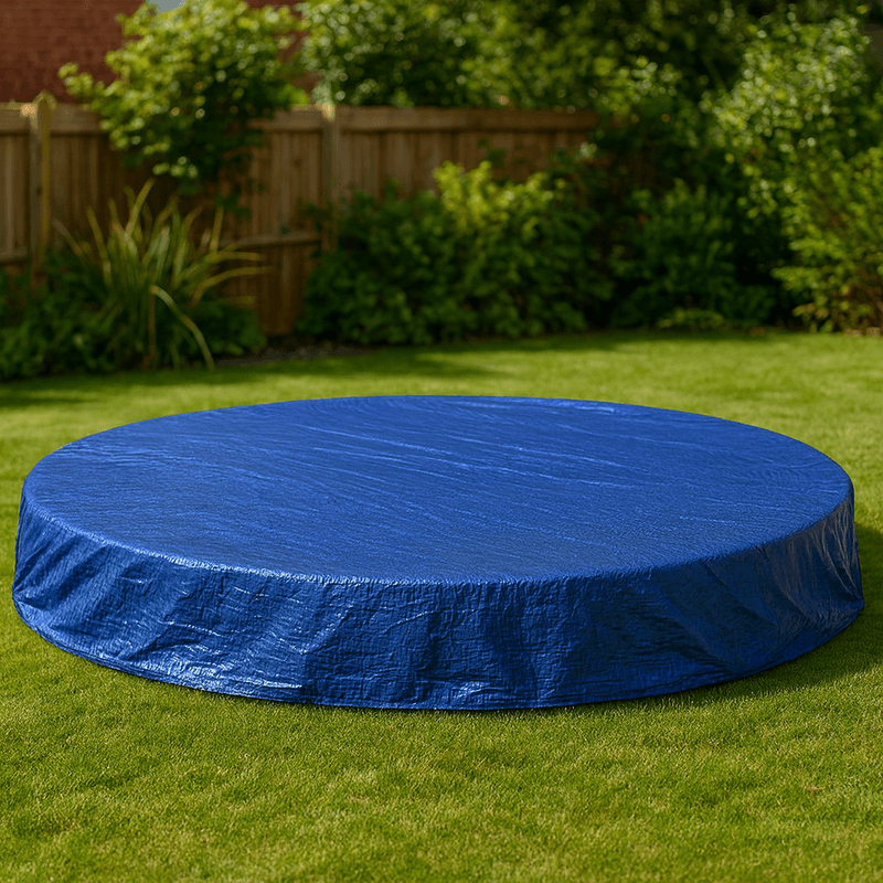 Casa si Gradina - Gradinarit si plante - Sere si solarii - Prelata rotunda impermeabila 120g/mﾲ, diametru 3.6m, albastra - Infinity.ro
