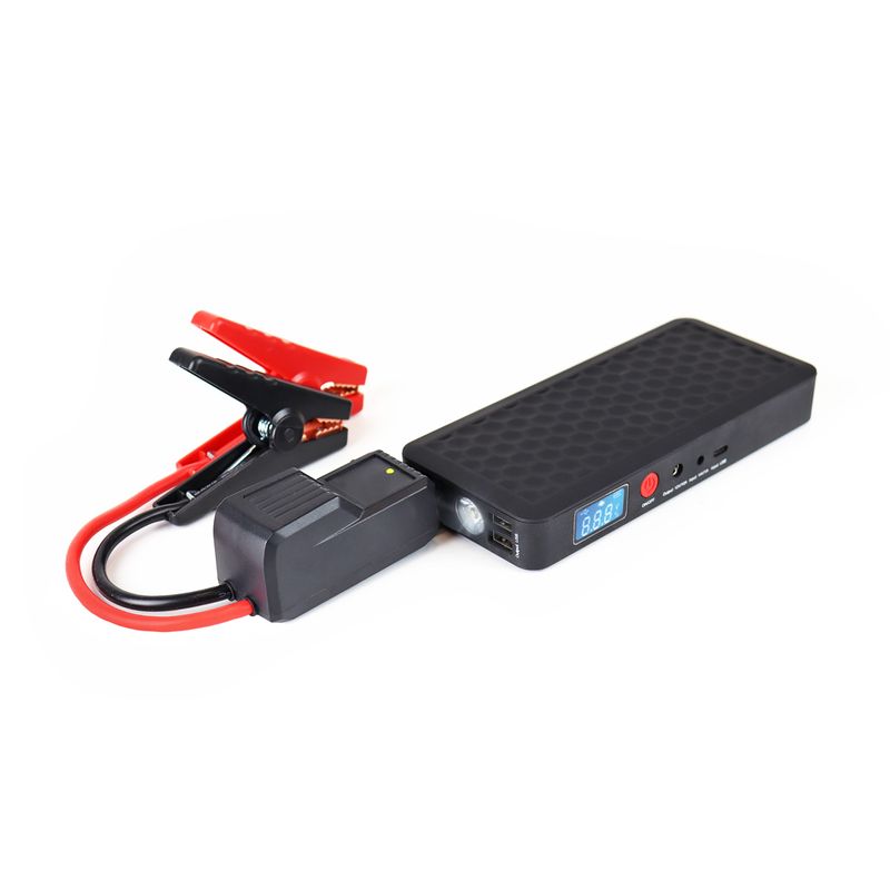 Auto si Moto - Reparatii si depanare - Redresoare - Robot de pornire portabil PowerBank, alimentare 12V, max 800A, Baterie Li-Ion, lanterna incorporabila, mufa USB - Infinity.ro