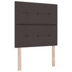 Casa si Gradina - Mobilier - Paturi si accesorii - Paturi - Pat cu arcuri cu saltea Maro 90 x 190 cm tesatura - Infinity.ro
