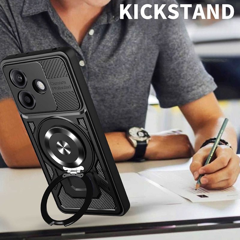 Laptop, Telefoane si Tablete - Telefoane mobile si accesorii - Accesorii Telefoane - Huse telefoane - Husa pentru Oppo A5 Pro 4G / A5 Pro 5G - Techsuit RuggedCam - Negru - Infinity.ro