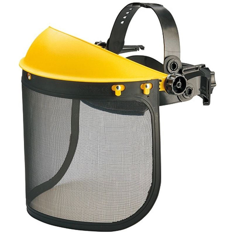 Casa si Gradina - Constructii - Echipamente de lucru - Accesorii echipamente protectia muncii - Casca de protectie motocoasa, cu viziera din plasa - Infinity.ro