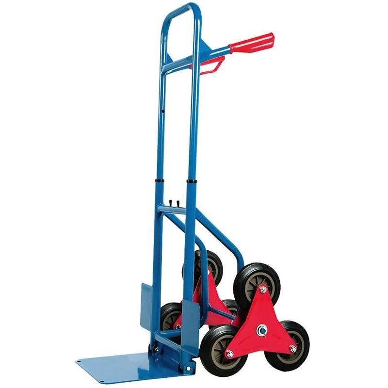 Casa si Gradina - Constructii - Depozitare, transport si protectie - Accesorii echipamente pentru transport si ridicat - Carucior tip liza, pliabil,cu 6 roti,adaptat pentru scari, 180 kg - Infinity.ro