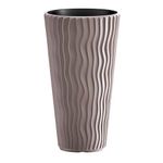 Casa si Gradina - Gradinarit si plante - Plante si ghivece - Ghivece si suporturi - Ghiveci pentru flori SGTT RoundSandy diametru 38 cm,inaltime 70 cm,mocca - Infinity.ro