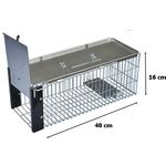 Market - Curatenie si intretinere casa - Produse menaj - Insecticide si capcane - Capcana metalica pentru sobolani 40x16 cm - Infinity.ro