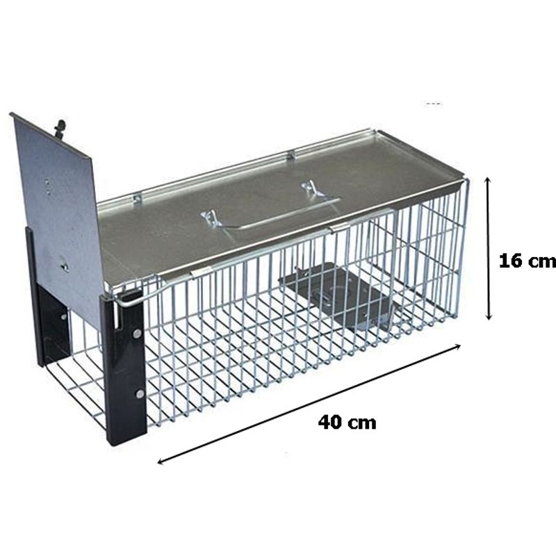Market - Curatenie si intretinere casa - Produse menaj - Insecticide si capcane - Capcana metalica pentru sobolani 40x16 cm - Infinity.ro