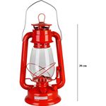 Casa si Gradina - Corpuri si surse de iluminat - Veioze si lampi - Lampadare - Lampa cu gaz lampant, SGTT Red, inaltime 30 cm, cu agatatoare - Infinity.ro