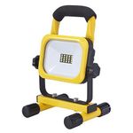 Casa si Gradina - Corpuri si surse de iluminat - Iluminat comercial si industrial - Corpuri iluminat comercial - Reflector LED cu acumulator si maner,10 W,800 lm - Infinity.ro