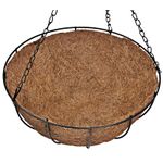 Casa si Gradina - Gradinarit si plante - Plante si ghivece - Ghivece si suporturi - Suport pentru flori din cocos si metal SGTT Coconut 30x30x14 cm - Infinity.ro