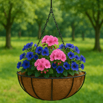 Casa si Gradina - Gradinarit si plante - Plante si ghivece - Ghivece si suporturi - Suport pentru flori din cocos si metal SGTT Coconut 30x30x14 cm - Infinity.ro