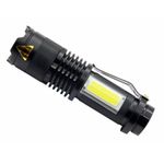 Casa si Gradina - Corpuri si surse de iluminat - Iluminat exterior - Lanterne - Lanterna metalica portabila cu Led 3W, 70+65 lm, functie Zoom - Infinity.ro