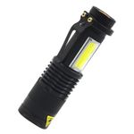 Casa si Gradina - Corpuri si surse de iluminat - Iluminat exterior - Lanterne - Lanterna metalica portabila cu Led 3W, 70+65 lm, functie Zoom - Infinity.ro