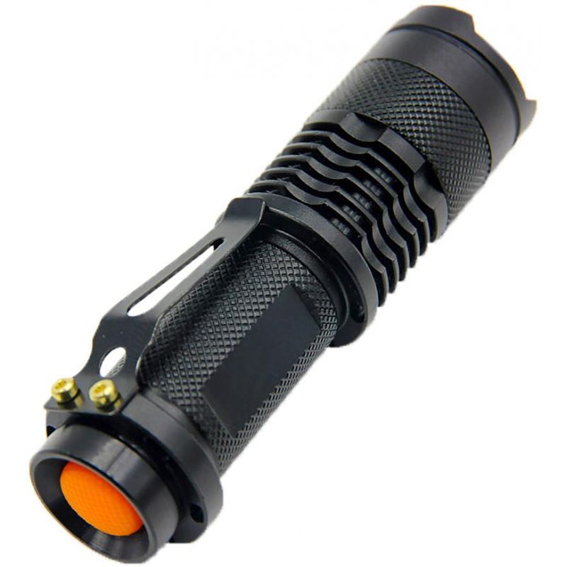 Casa si Gradina - Corpuri si surse de iluminat - Iluminat exterior - Lanterne - Lanterna metalica portabila cu Led 3W, 70+65 lm, functie Zoom - Infinity.ro