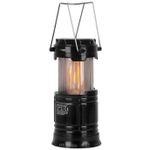 Casa si Gradina - Corpuri si surse de iluminat - Iluminat exterior - Lanterne - Lanterna LED cu acumulator 1200mAh, pentru camping cu incarcare solara si USB, 80lm, efect flacara - Infinity.ro