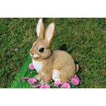 Casa si Gradina - Decoratiuni - Obiecte decorative - Accesorii decorative - Decoratiune pentru gradina Rabbit,rasina sintetica,18,5 x 15,5 x 26cm - Infinity.ro