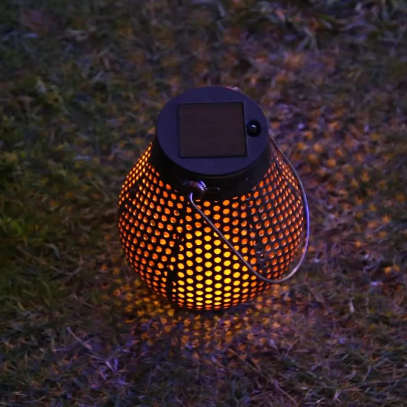 Casa si Gradina - Corpuri si surse de iluminat - Iluminat exterior - Lampi solare - Lampa solara gradina, 1 LED, 11x17cm,metal - Infinity.ro