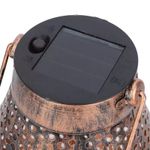 Casa si Gradina - Corpuri si surse de iluminat - Iluminat exterior - Lampi solare - Lampa solara gradina, 1 LED, 11x17cm,metal - Infinity.ro