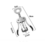 Casa si Gradina - Bucatarie si vesela - Ustensile bucatarie - Seturi ustensile de bucatarie - Tirbuson pentru desfacut sticle vin, maner ergonomic, multifunctional, 19 cm - Infinity.ro