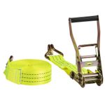 Casa si Gradina - Constructii - Depozitare, transport si protectie - Echipamente pentru transport si ridicat - Chinga profesionala pentru asigurare marfa cu clichet si 2 carlige,lungime 8m,maxim 1000kg - Infinity.ro