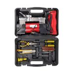 Auto si Moto - Reparatii si depanare - Compresoare auto - Compresor auto profesional, 2 cilindri, alimentare 12V, 60l/min in cutie transport plastic - Infinity.ro