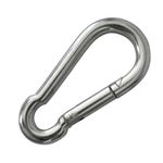 Casa si Gradina - Constructii - Feronerie si accesorii - Suruburi, dibluri si accesorii uz general - Carabina din otel DIN 5299 C, 80 mm - Infinity.ro