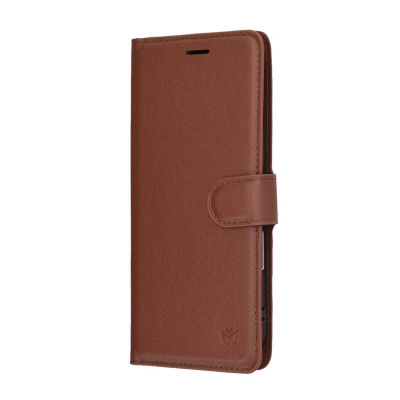 Laptop, Telefoane si Tablete - Telefoane mobile si accesorii - Accesorii Telefoane - Huse telefoane - Husa pentru iPhone 17 Air - Techsuit Leather Folio - Maro - Infinity.ro