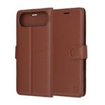 Laptop, Telefoane si Tablete - Telefoane mobile si accesorii - Accesorii Telefoane - Huse telefoane - Husa pentru iPhone 17 Air - Techsuit Leather Folio - Maro - Infinity.ro