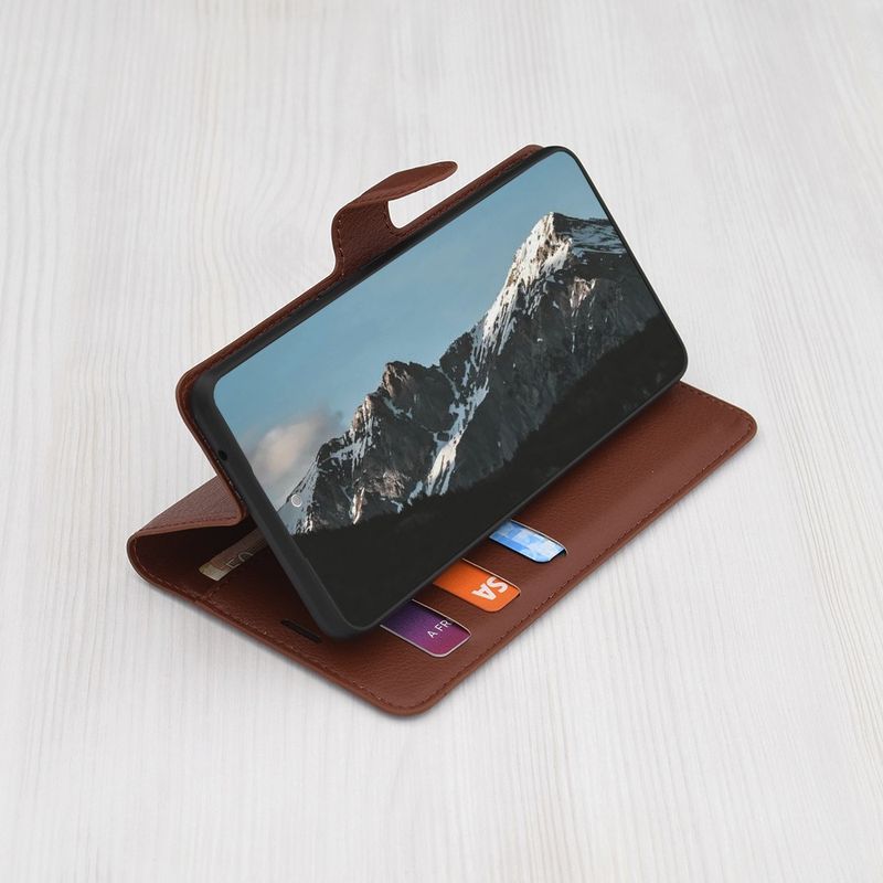 Laptop, Telefoane si Tablete - Telefoane mobile si accesorii - Accesorii Telefoane - Huse telefoane - Husa pentru Honor X8c - Techsuit Leather Folio - Maro - Infinity.ro