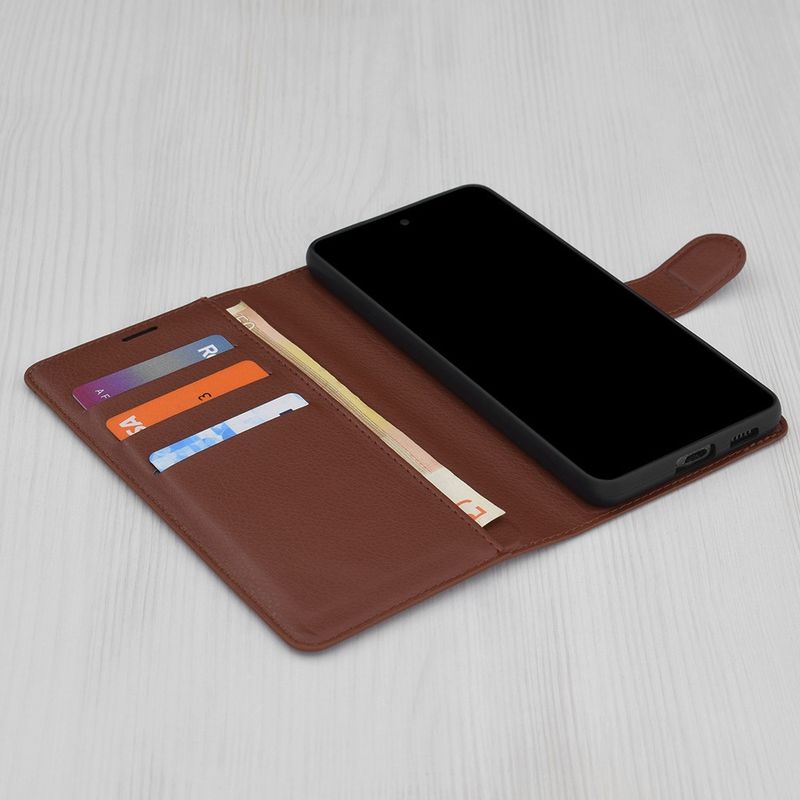 Laptop, Telefoane si Tablete - Telefoane mobile si accesorii - Accesorii Telefoane - Huse telefoane - Husa pentru Honor X8c - Techsuit Leather Folio - Maro - Infinity.ro