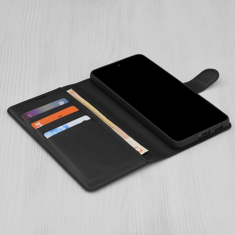 Laptop, Telefoane si Tablete - Telefoane mobile si accesorii - Accesorii Telefoane - Huse telefoane - Husa pentru Nothing Phone (3a) Pro - Techsuit Leather Folio - Negru - Infinity.ro
