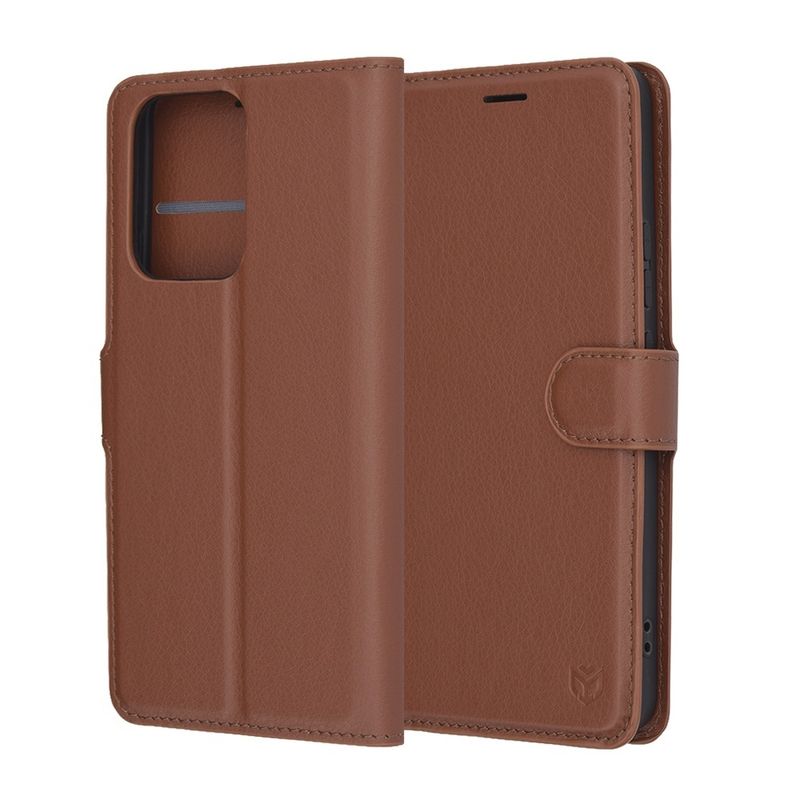 Laptop, Telefoane si Tablete - Telefoane mobile si accesorii - Accesorii Telefoane - Huse telefoane - Husa pentru Oppo Reno13 F 4G / Reno13 F 5G / Reno13 FS 5G - Techsuit Leather Folio - Maro - Infinity.ro