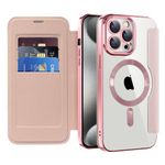 Laptop, Telefoane si Tablete - Telefoane mobile si accesorii - Accesorii Telefoane - Huse telefoane - Husa pentru iPhone 15 Pro Max - Techsuit SmartMag Book Case - Roz - Infinity.ro