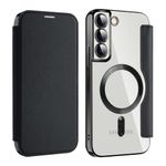 Laptop, Telefoane si Tablete - Telefoane mobile si accesorii - Accesorii Telefoane - Huse telefoane - Husa pentru Samsung Galaxy S22 Plus 5G - Techsuit SmartMag Book Case - Negru - Infinity.ro