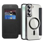 Laptop, Telefoane si Tablete - Telefoane mobile si accesorii - Accesorii Telefoane - Huse telefoane - Husa pentru Samsung Galaxy S22 Plus 5G - Techsuit SmartMag Book Case - Negru - Infinity.ro