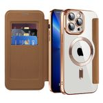 Laptop, Telefoane si Tablete - Telefoane mobile si accesorii - Accesorii Telefoane - Huse telefoane - Husa pentru iPhone 13 Pro - Techsuit SmartMag Book Case - Maro - Infinity.ro