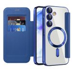 Laptop, Telefoane si Tablete - Telefoane mobile si accesorii - Accesorii Telefoane - Huse telefoane - Husa pentru Samsung Galaxy A55 5G - Techsuit SmartMag Book Case - Albastru - Infinity.ro