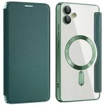 Laptop, Telefoane si Tablete - Telefoane mobile si accesorii - Accesorii Telefoane - Huse telefoane - Husa pentru Samsung Galaxy A05 - Techsuit SmartMag Book Case - Verde - Infinity.ro