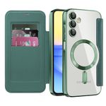 Laptop, Telefoane si Tablete - Telefoane mobile si accesorii - Accesorii Telefoane - Huse telefoane - Husa pentru Samsung Galaxy A15 4G / A15 5G - Techsuit SmartMag Book Case - Verde - Infinity.ro