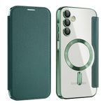 Laptop, Telefoane si Tablete - Telefoane mobile si accesorii - Accesorii Telefoane - Huse telefoane - Husa pentru Samsung Galaxy A15 4G / A15 5G - Techsuit SmartMag Book Case - Verde - Infinity.ro