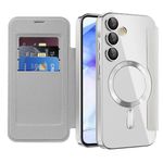 Laptop, Telefoane si Tablete - Telefoane mobile si accesorii - Accesorii Telefoane - Huse telefoane - Husa pentru Samsung Galaxy A55 5G - Techsuit SmartMag Book Case - Gri - Infinity.ro