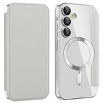 Laptop, Telefoane si Tablete - Telefoane mobile si accesorii - Accesorii Telefoane - Huse telefoane - Husa pentru Samsung Galaxy A55 5G - Techsuit SmartMag Book Case - Gri - Infinity.ro