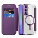 Laptop, Telefoane si Tablete - Telefoane mobile si accesorii - Accesorii Telefoane - Huse telefoane - Husa pentru Samsung Galaxy A36 5G - Techsuit SmartMag Book Case - Mov - Infinity.ro