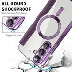 Laptop, Telefoane si Tablete - Telefoane mobile si accesorii - Accesorii Telefoane - Huse telefoane - Husa pentru Samsung Galaxy A36 5G - Techsuit SmartMag Book Case - Mov - Infinity.ro