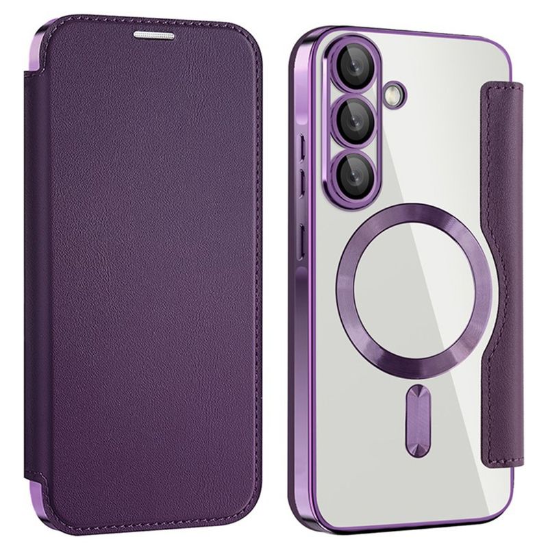 Laptop, Telefoane si Tablete - Telefoane mobile si accesorii - Accesorii Telefoane - Huse telefoane - Husa pentru Samsung Galaxy A36 5G - Techsuit SmartMag Book Case - Mov - Infinity.ro