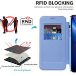 Laptop, Telefoane si Tablete - Telefoane mobile si accesorii - Accesorii Telefoane - Huse telefoane - Husa pentru iPhone 13 Pro Max - Techsuit SmartMag Book Case - Albastru deschis - Infinity.ro