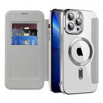 Laptop, Telefoane si Tablete - Telefoane mobile si accesorii - Accesorii Telefoane - Huse telefoane - Husa pentru iPhone 13 Pro Max - Techsuit SmartMag Book Case - Gri - Infinity.ro