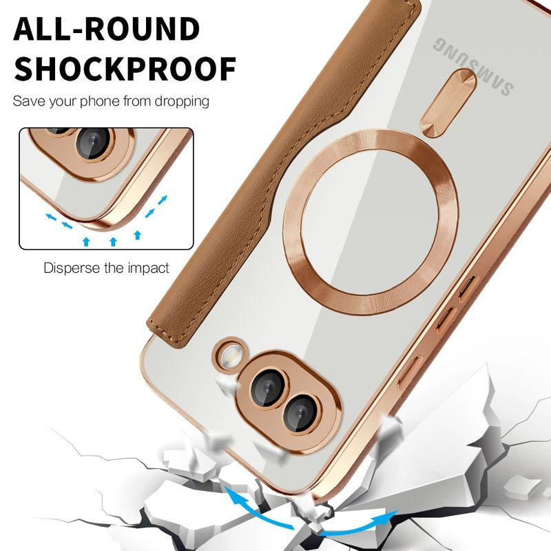 Laptop, Telefoane si Tablete - Telefoane mobile si accesorii - Accesorii Telefoane - Huse telefoane - Husa pentru Google Pixel 9a - Techsuit SmartMag Book Case - Maro - Infinity.ro