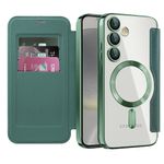 Laptop, Telefoane si Tablete - Telefoane mobile si accesorii - Accesorii Telefoane - Huse telefoane - Husa pentru Samsung Galaxy S24 Plus - Techsuit SmartMag Book Case - Verde - Infinity.ro