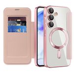 Laptop, Telefoane si Tablete - Telefoane mobile si accesorii - Accesorii Telefoane - Huse telefoane - Husa pentru Samsung Galaxy A55 5G - Techsuit SmartMag Book Case - Roz - Infinity.ro