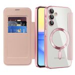 Laptop, Telefoane si Tablete - Telefoane mobile si accesorii - Accesorii Telefoane - Huse telefoane - Husa pentru Samsung Galaxy A15 4G / A15 5G - Techsuit SmartMag Book Case - Roz - Infinity.ro