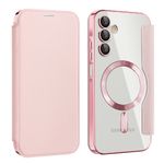 Laptop, Telefoane si Tablete - Telefoane mobile si accesorii - Accesorii Telefoane - Huse telefoane - Husa pentru Samsung Galaxy A15 4G / A15 5G - Techsuit SmartMag Book Case - Roz - Infinity.ro